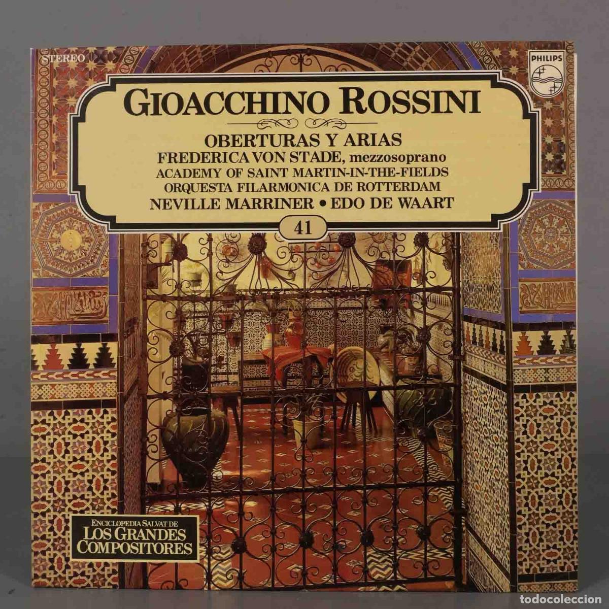 Dischi in vinile: LP. OBERTURAS Y ARIAS ROSSINI DE WAART. SALVAT.