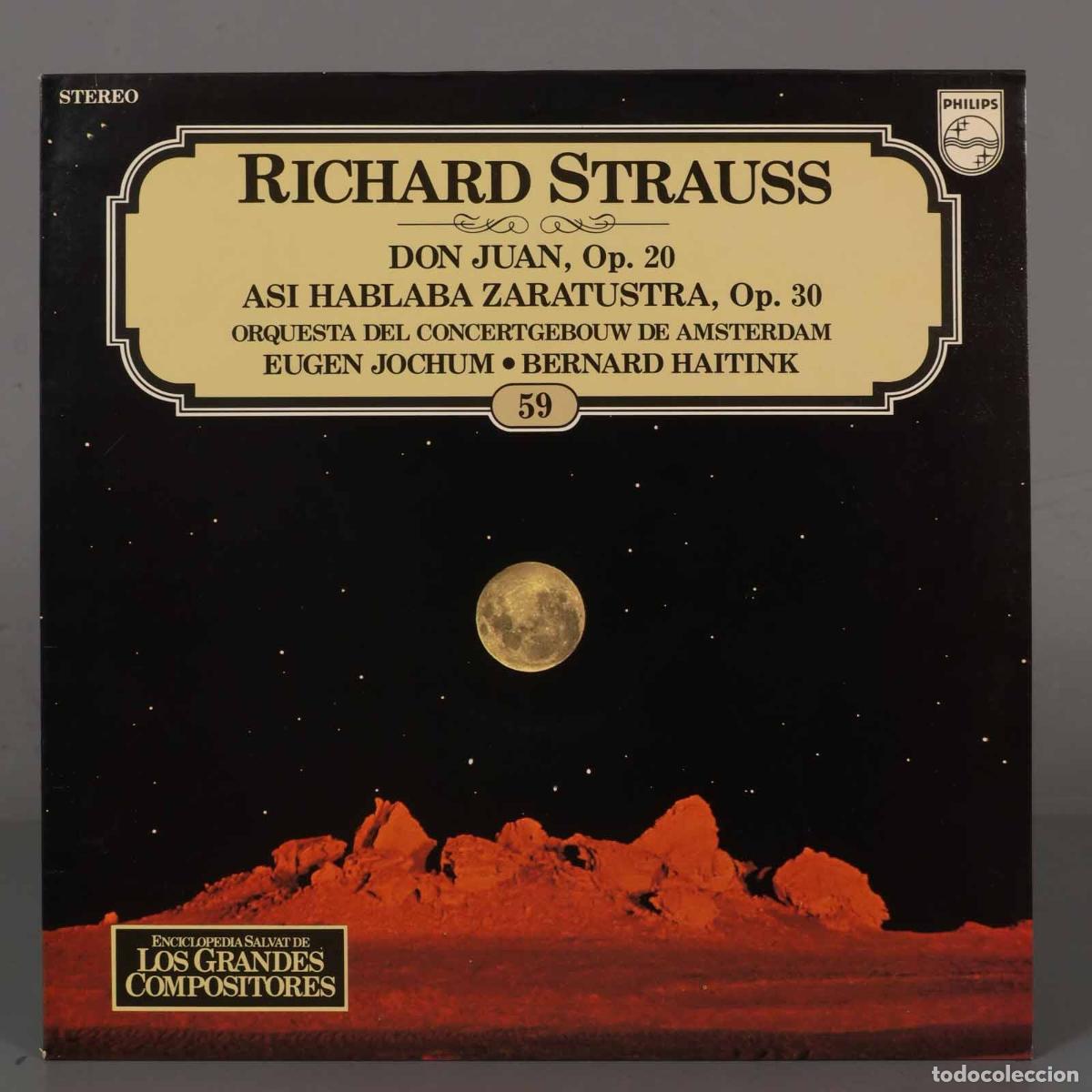 Dischi in vinile: LP. DON JUAN, Op. 20 ASI HABLABA ZARATUSTRA, op. 30. STRAUSS. HAITINK SALVAT.