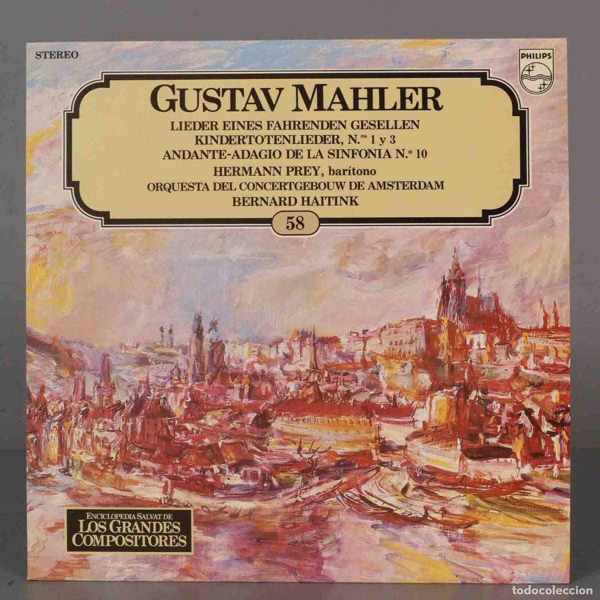 Dischi in vinile: LP. LIEDER EINES FAHRENDEN GESELLEN MAHLER. HAITINK. SALVAT.