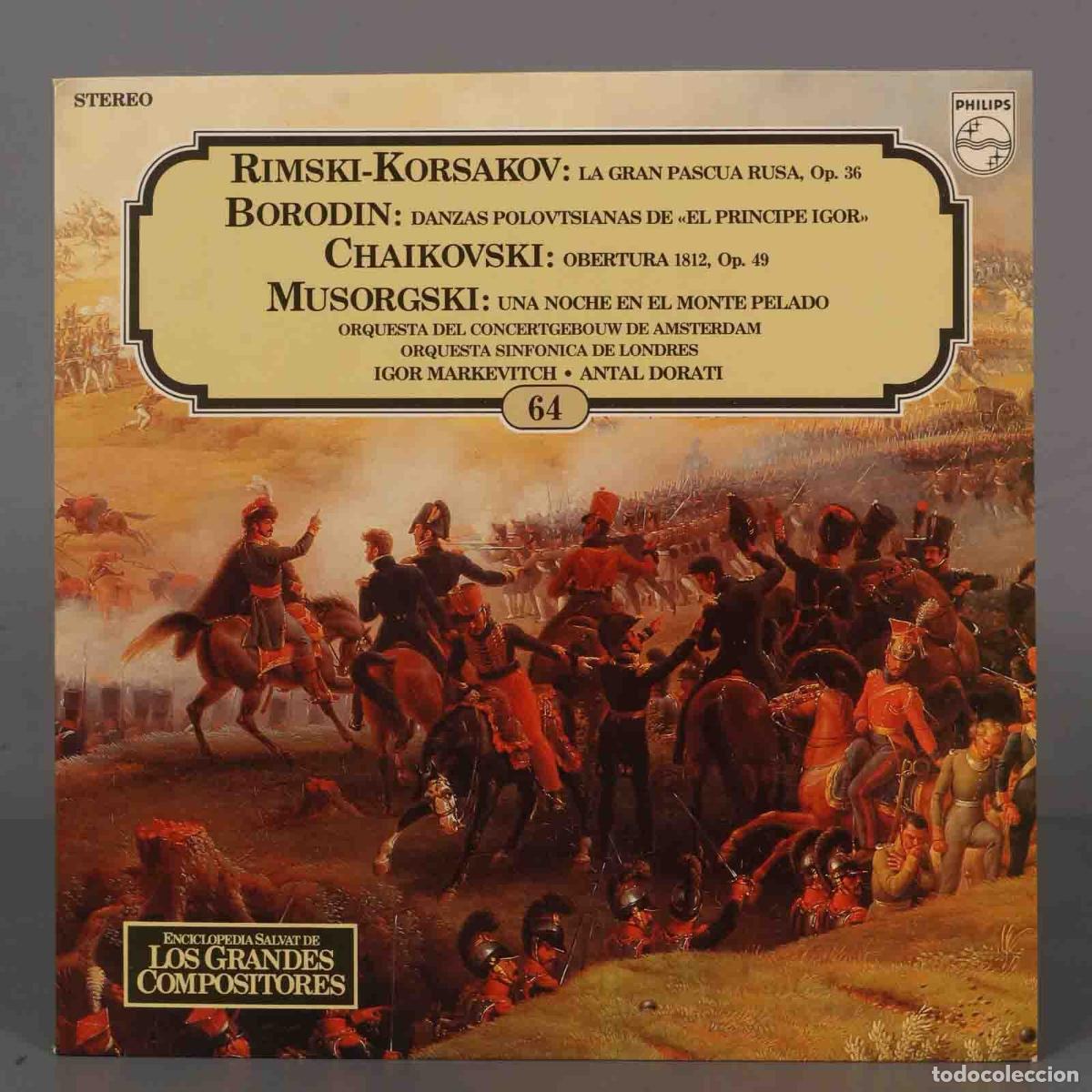 Dischi in vinile: LP. RIMSKI-KORSAKOV: BORODIN CHAIKOVSKI:. MUSORGSKI SALVAT.