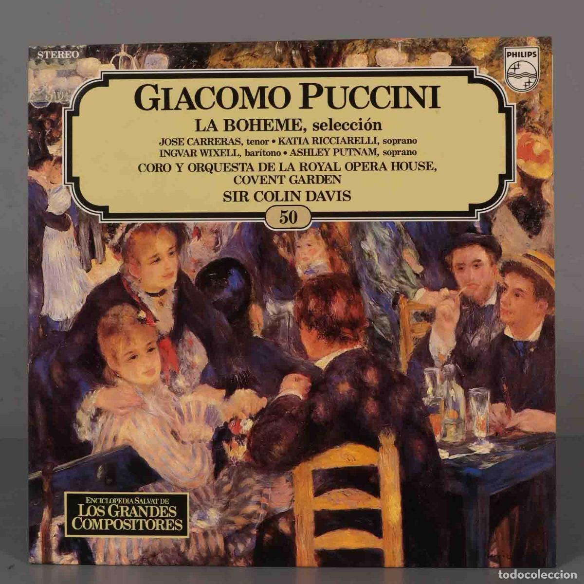 Dischi in vinile: LP. GIACOMO PUCCINI LA BOHEME, selecci&oacute;n. SALVAT.