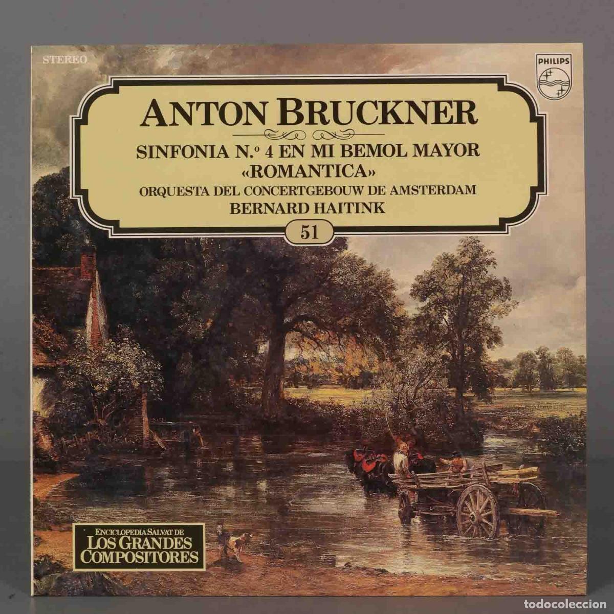 Dischi in vinile: LP. ANTON BRUCKNER SINFONIA N4 EN MI BEMOL MAYOR. SALVAT.