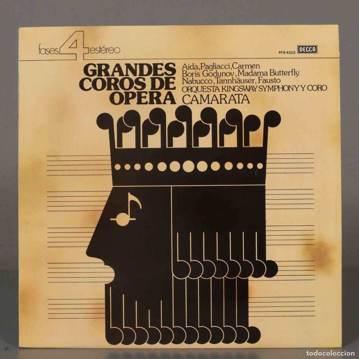 Dischi in vinile: LP. Camarata, Orquesta Kingsway Symphony Y Coro &ndash; Grandes Coros De &Oacute;pera