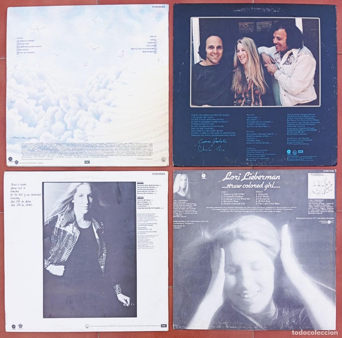 Discos de vinilo: Lote de 4 LPs de LORI LIEBERMAN - Foto 2