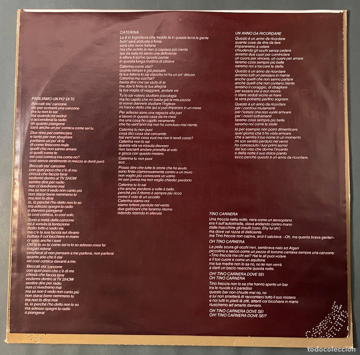 Discos de vinilo: RON / RON (LP RCA 1985) ITALIA - Foto 4