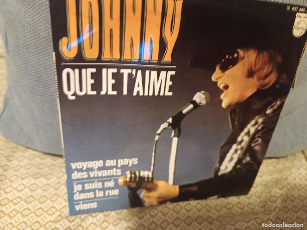 Discos de vinilo: Johnny Hallyday Que je taime - Foto 1