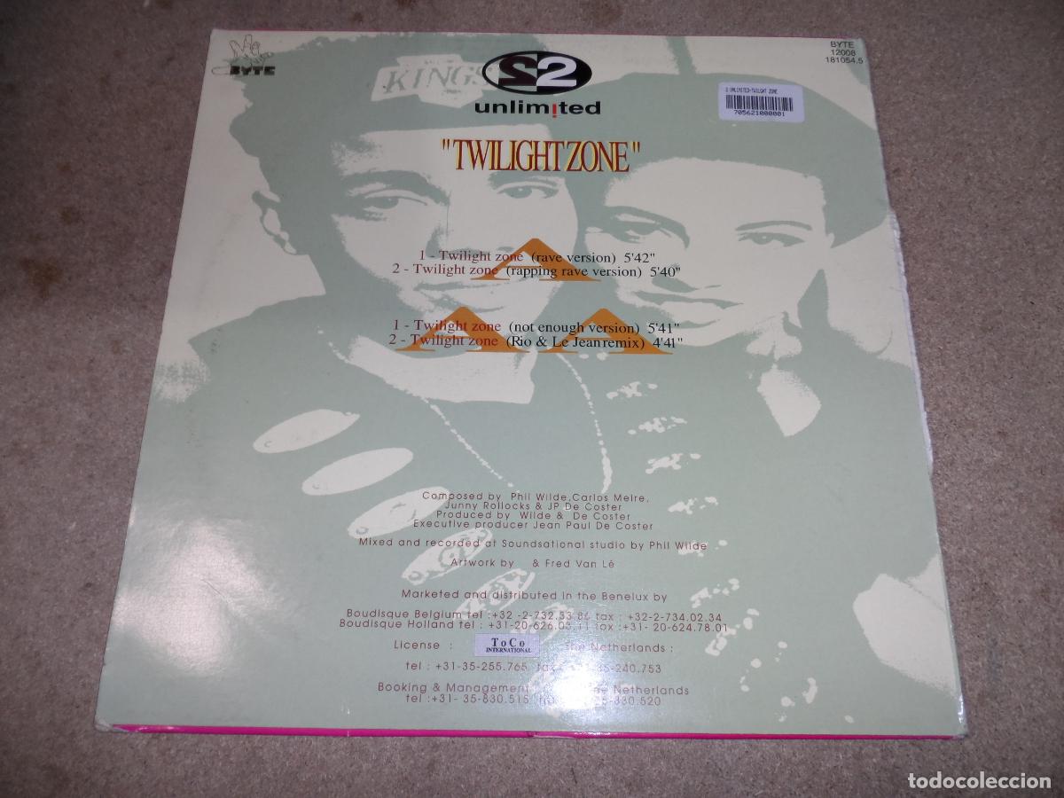 Discos de vinilo: 2 Unlimited &ndash; Twilight Zone (SPAIN 1992) - Foto 2