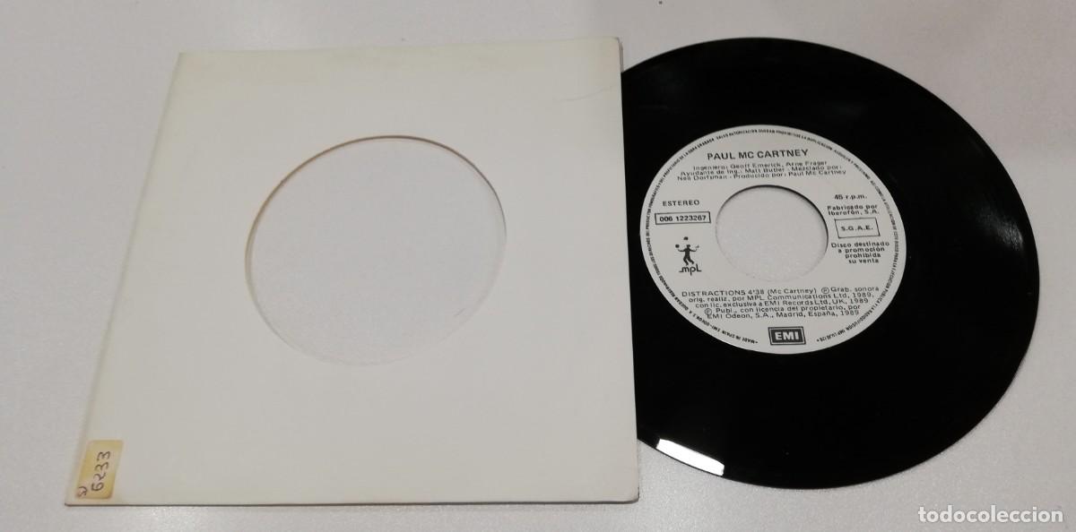 Discos de vinilo: SCO91-Paul McCartney - Distractions (7&rdquo;, Single, Promo) - Foto 2