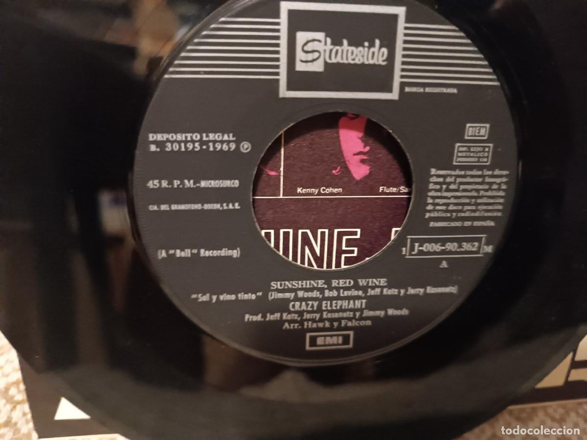 Discos de vinilo: Crazy Elephant Sunshine red wine - Foto 2