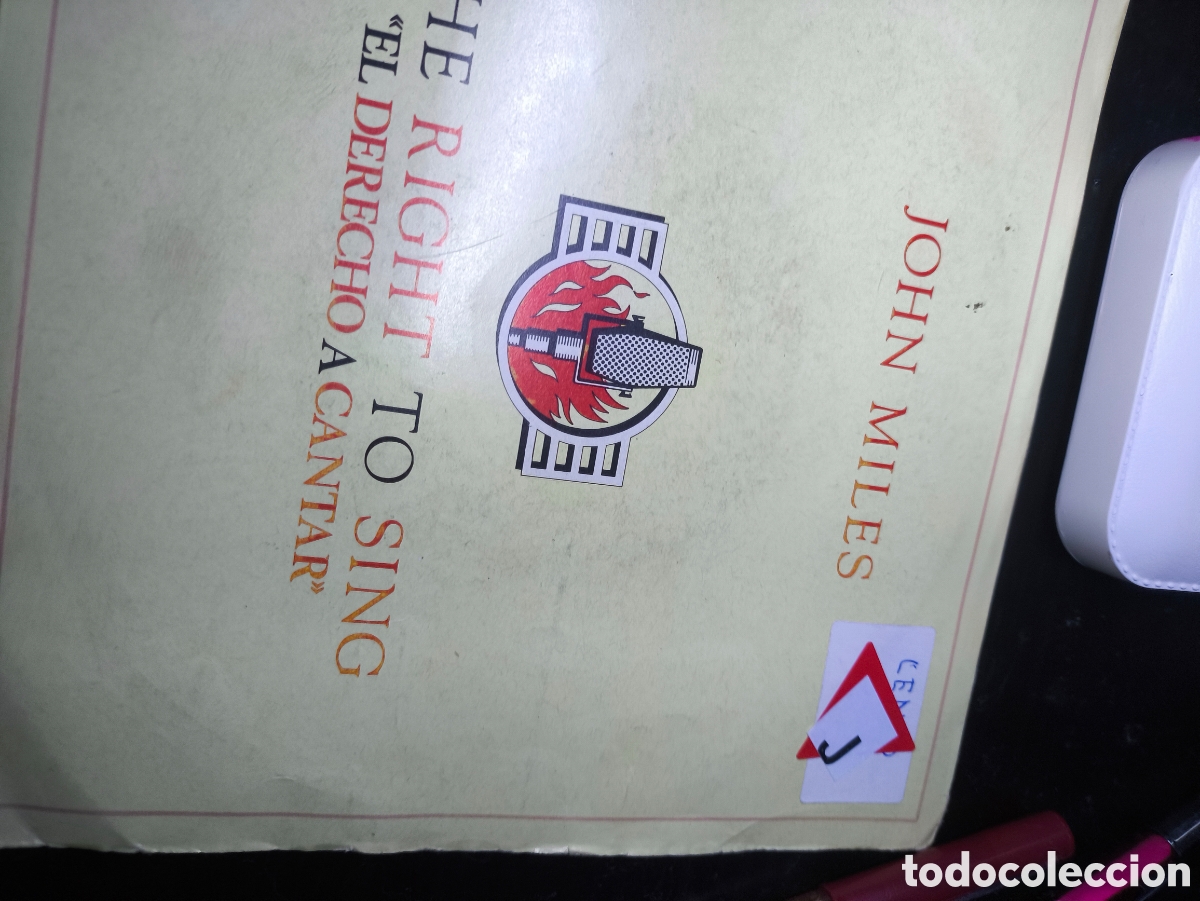 Discos de vinilo: John miles. the right to sing J.n.89 - Foto 1