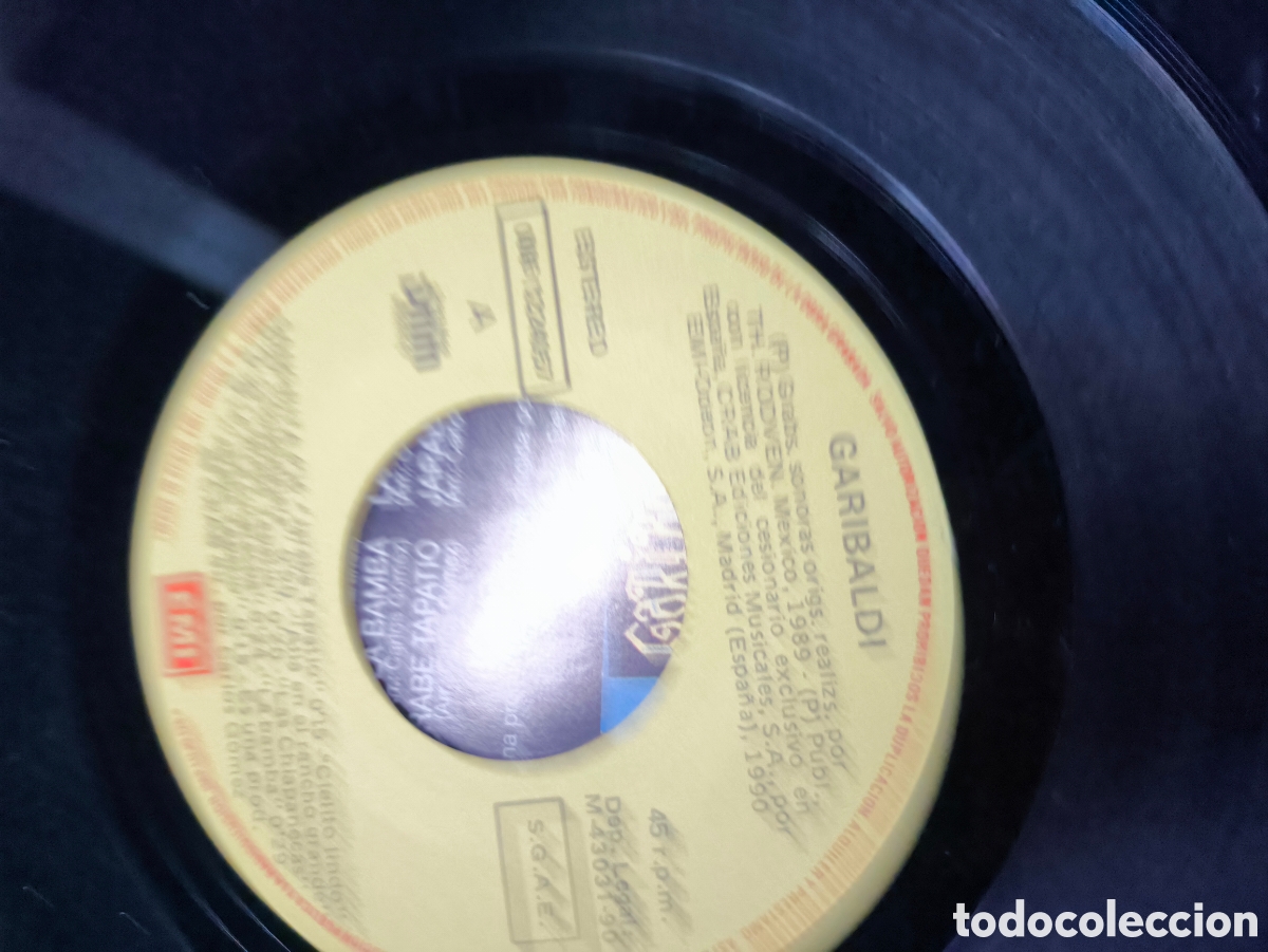 Discos de vinilo: Garibaldi sangrita.G.n 47 - Foto 3