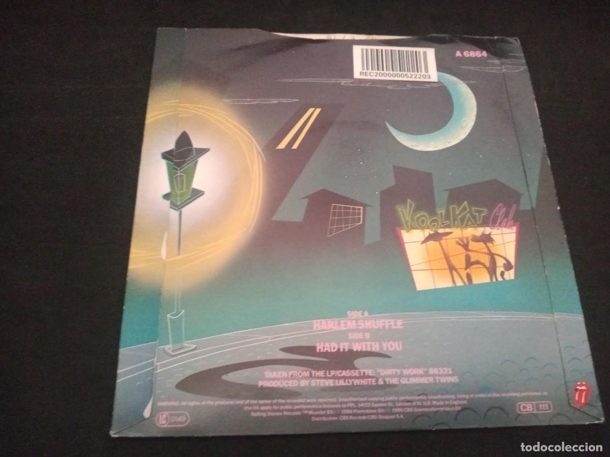 Discos de vinilo: ROLLING STONES - HARLEM SHUFFLE - SINGLE - Foto 2