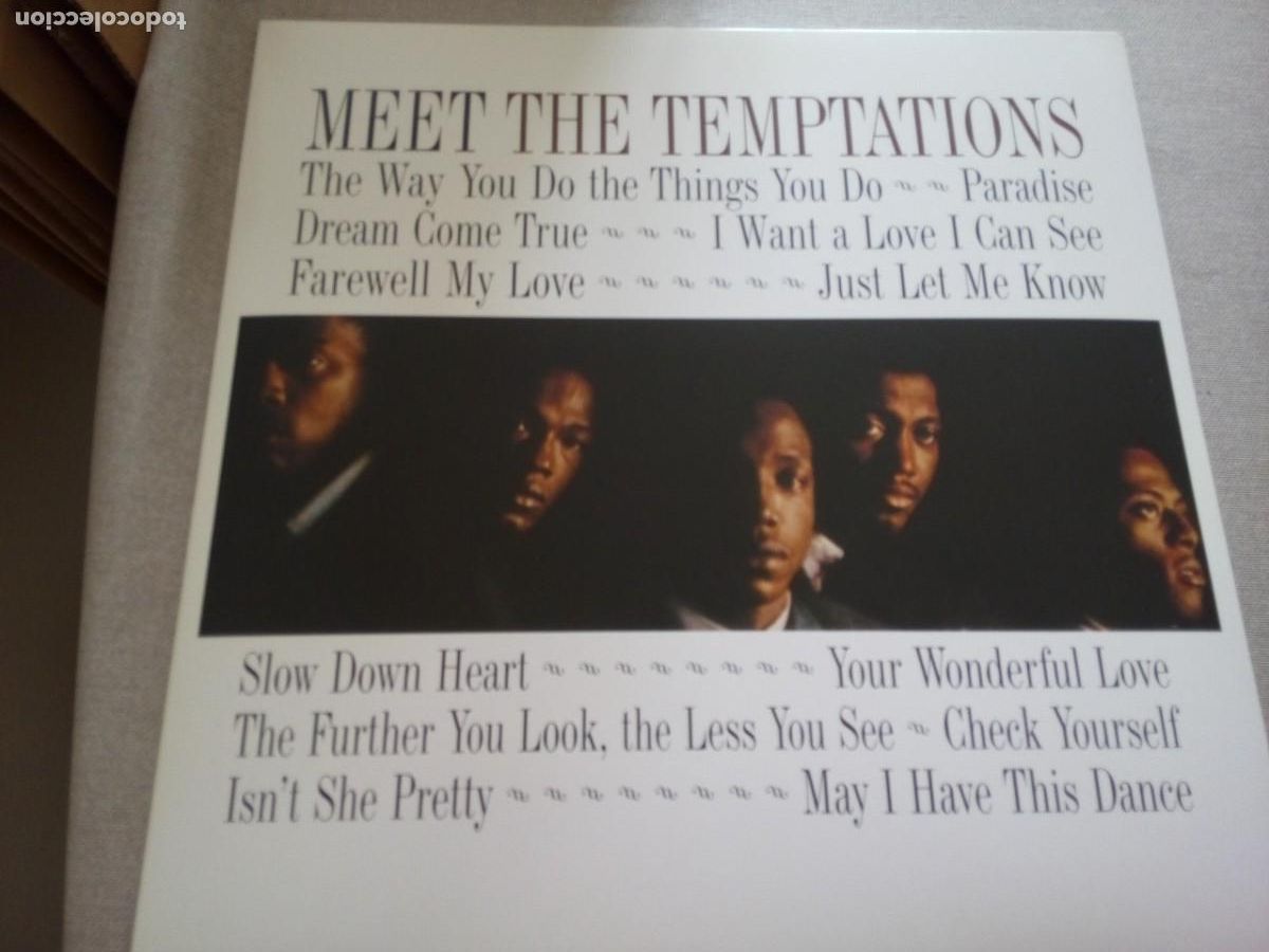 Discos de vinilo: The Temptations &lrm;&ndash; Meet The Temptations LP GATEFOLD 2013 - Foto 1