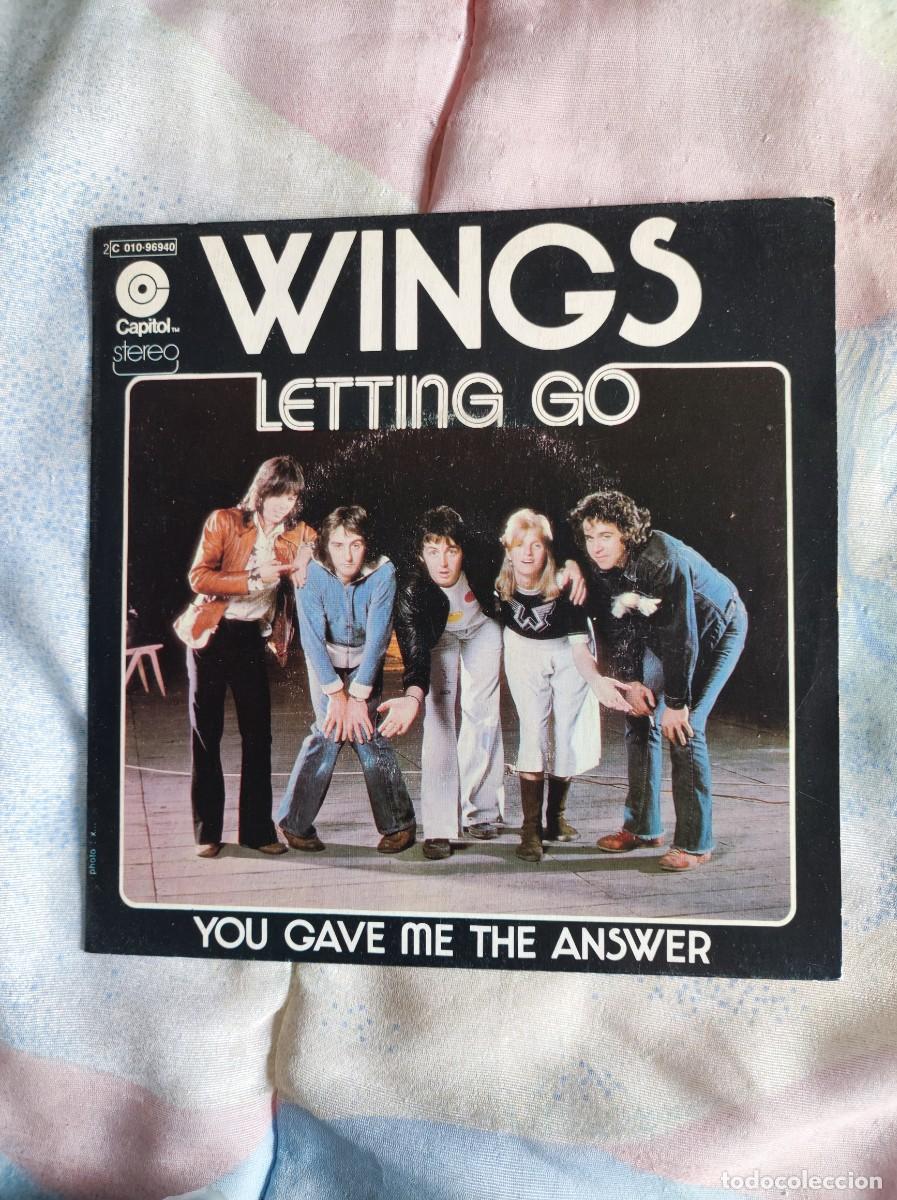 Discos de vinilo: Wings &ndash; Letting Go = Abandonando Vinyle, 7&rdquo;, Single - Foto 1