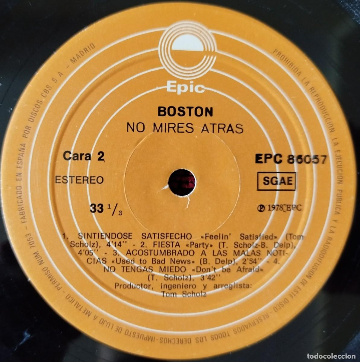 Discos de vinilo: BOSTON ** Dont Look Back ** VINILO LP 1978 - Foto 4