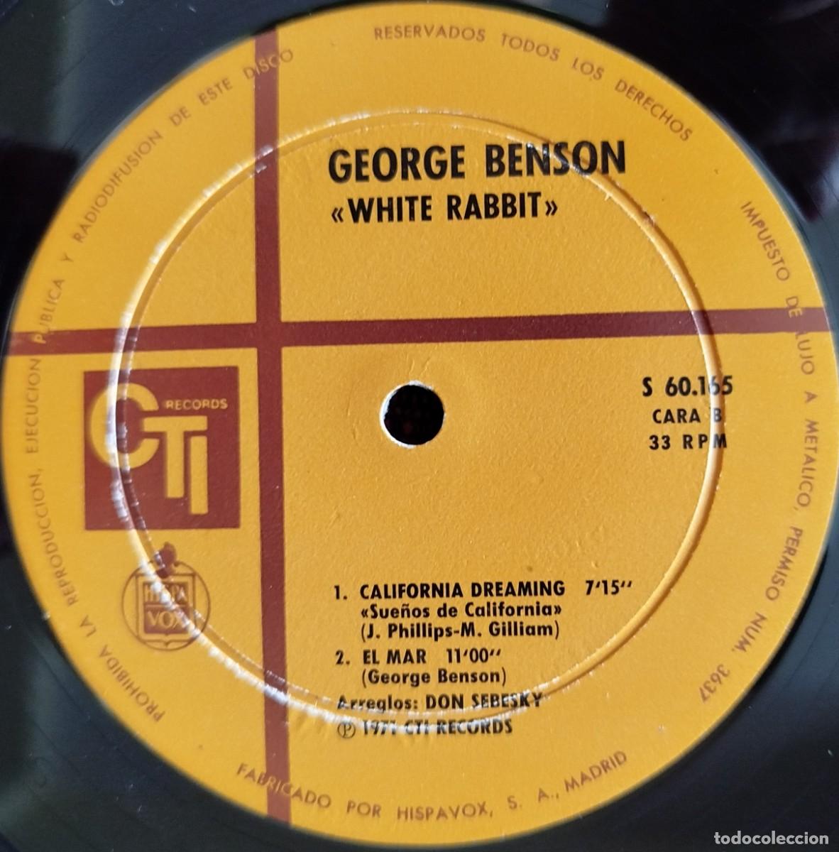 Discos de vinilo: GEORGE BENSON ** White Rabbit ** VINILO LP 1978 - Foto 4