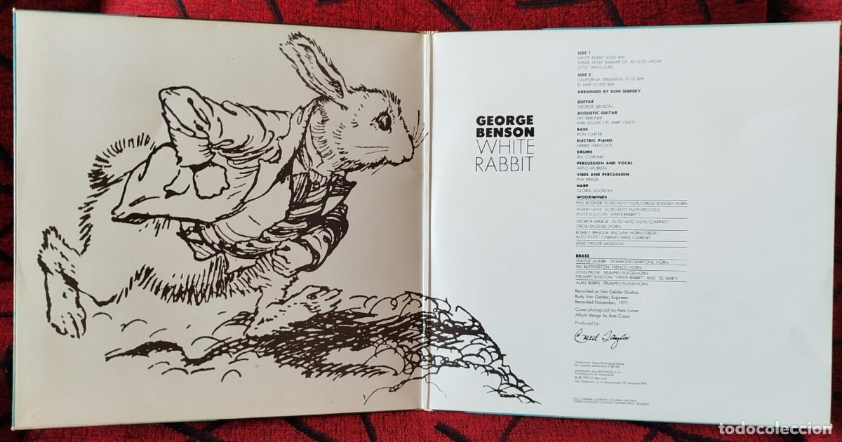 Discos de vinilo: GEORGE BENSON ** White Rabbit ** VINILO LP 1978 - Foto 5