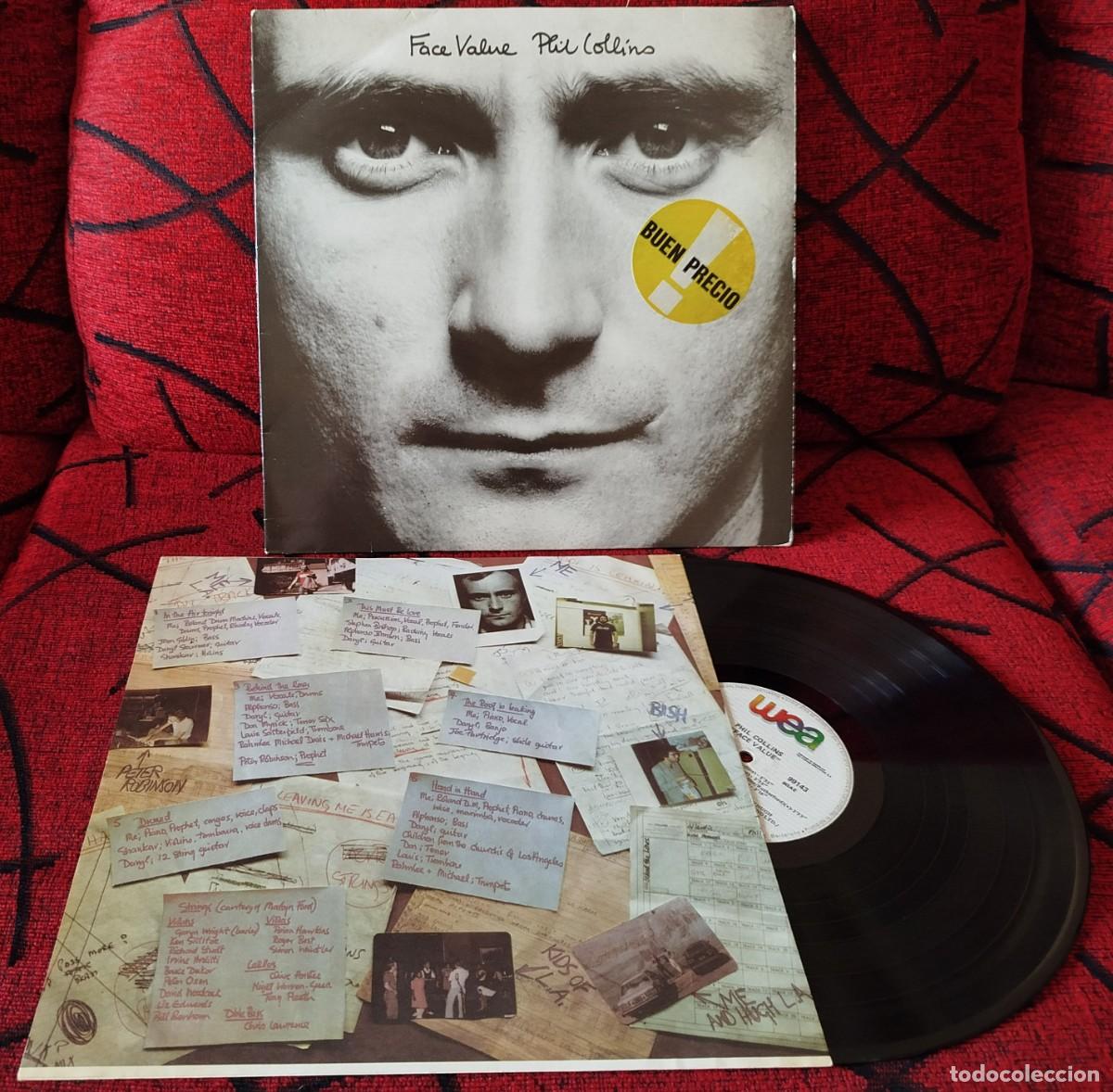 Discos de vinilo: PHIL COLLINS ** Face Value ** VINILO LP REEDICION 1982 - Foto 1