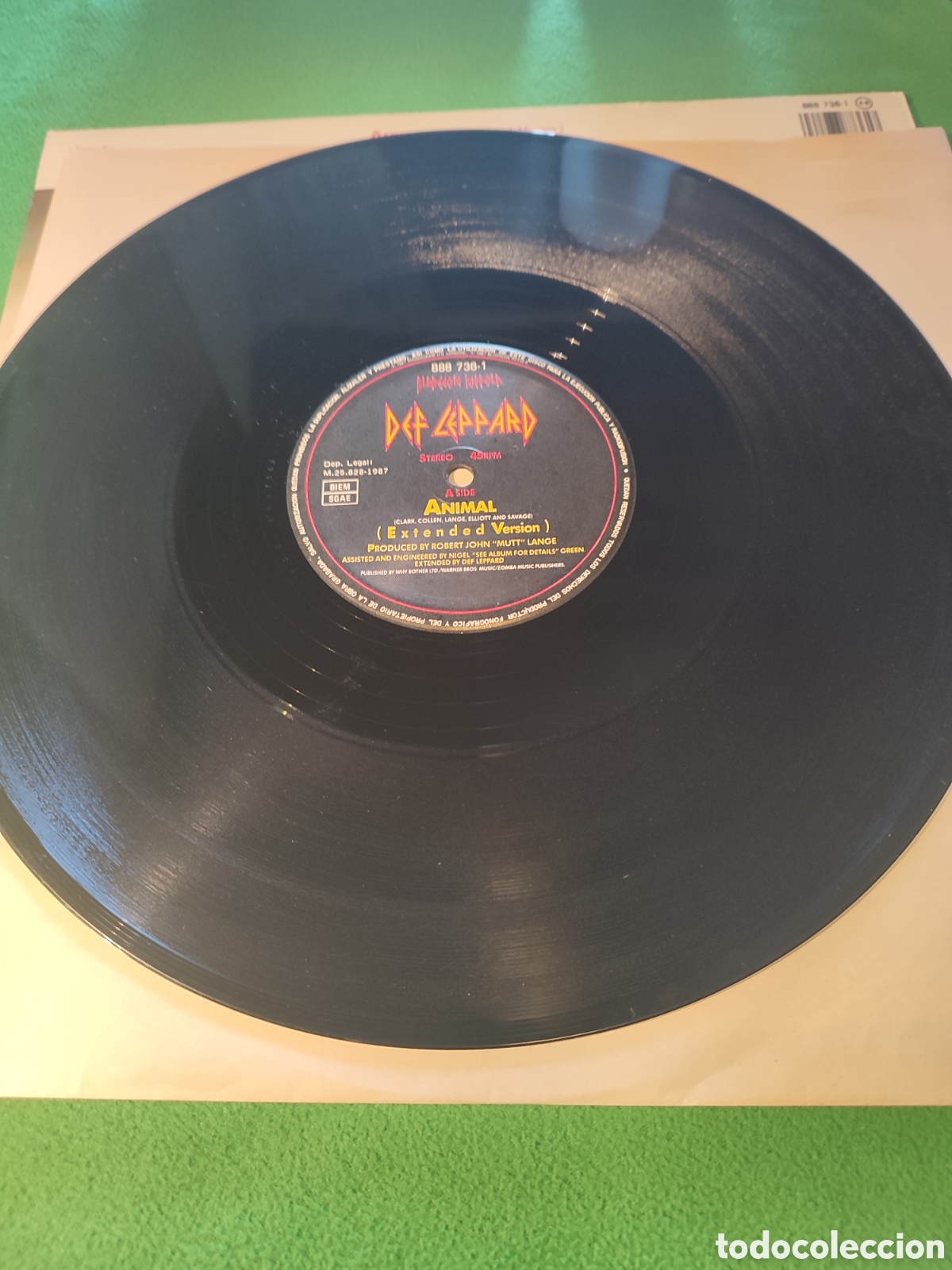Discos de vinilo: Def Leppard - Animal Maxi Single 1987 - Foto 3