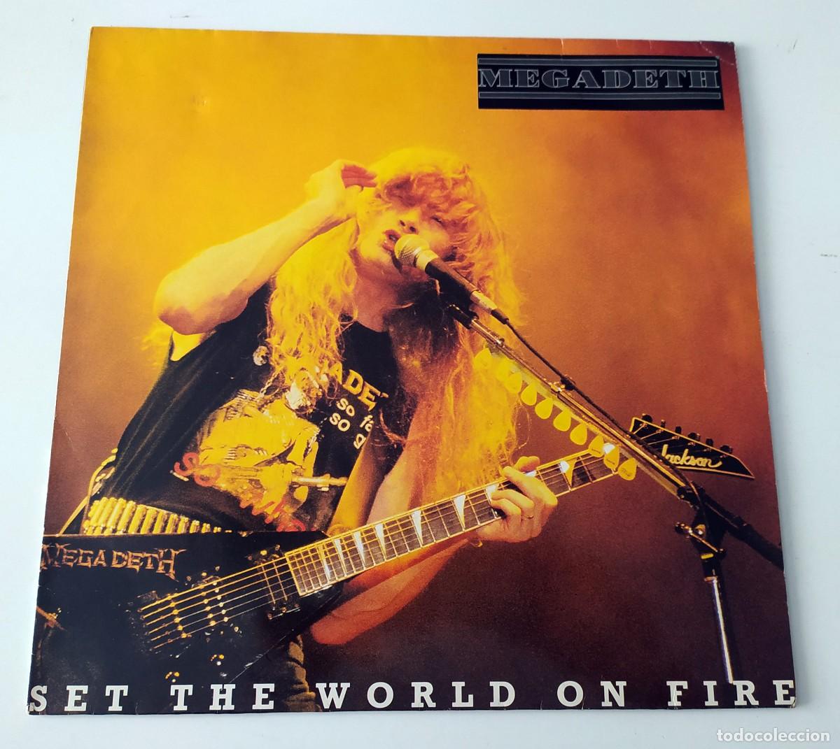 Discos de vinilo: LP MEGADETH - SET THE WORLD ON FIRE - Foto 1