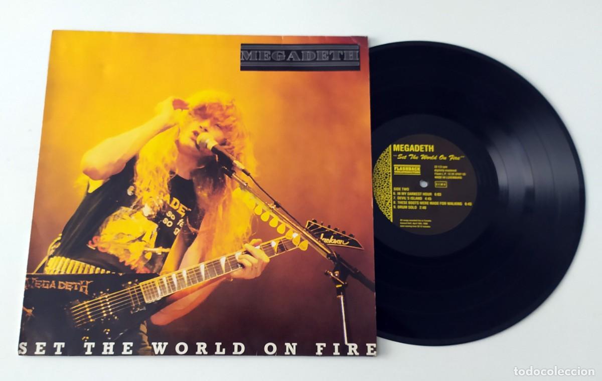 Discos de vinilo: LP MEGADETH - SET THE WORLD ON FIRE - Foto 3