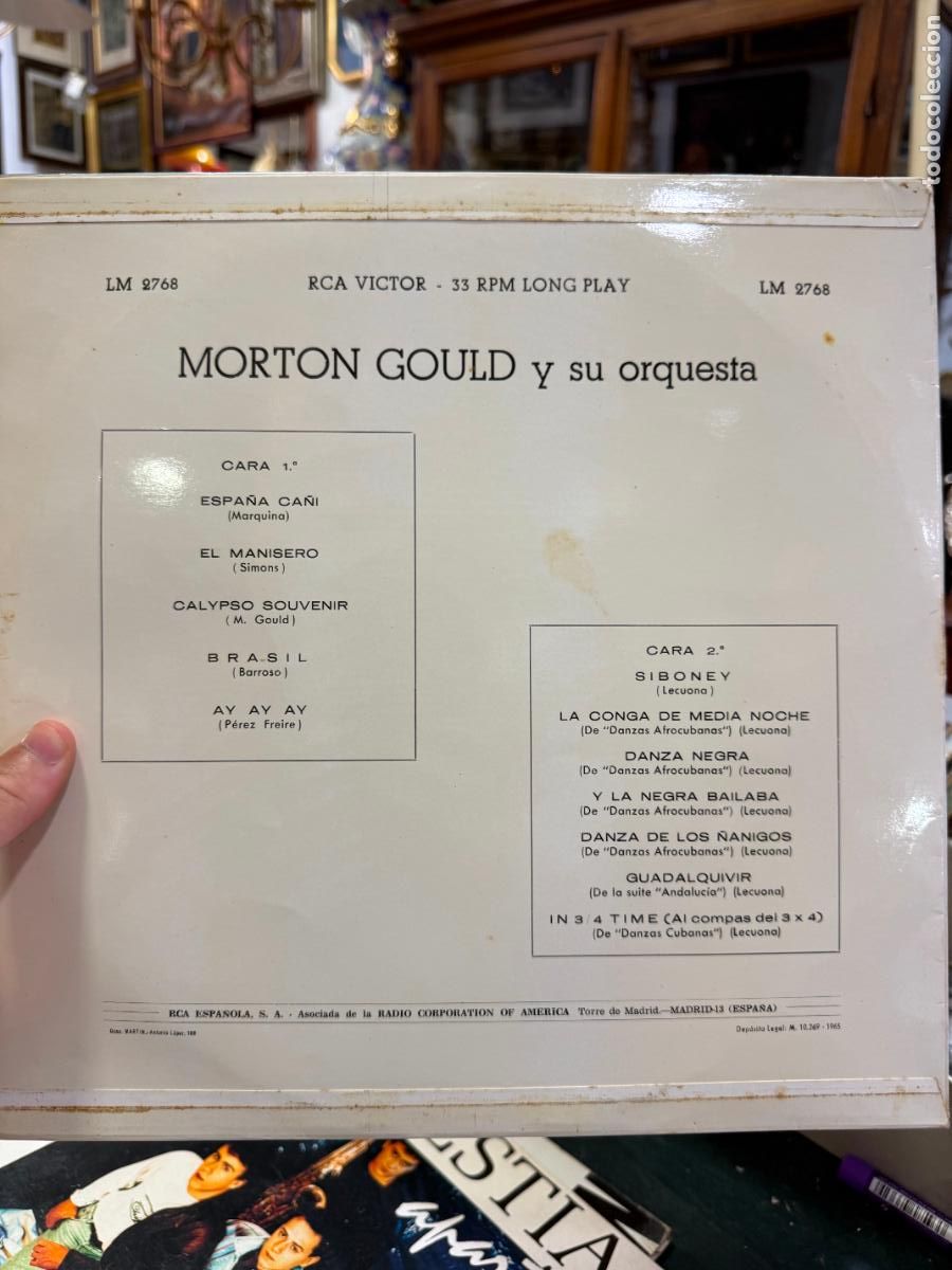 Discos de vinilo: LP MORE JUNGLE DRUMS - MORTON GOULD - Foto 2