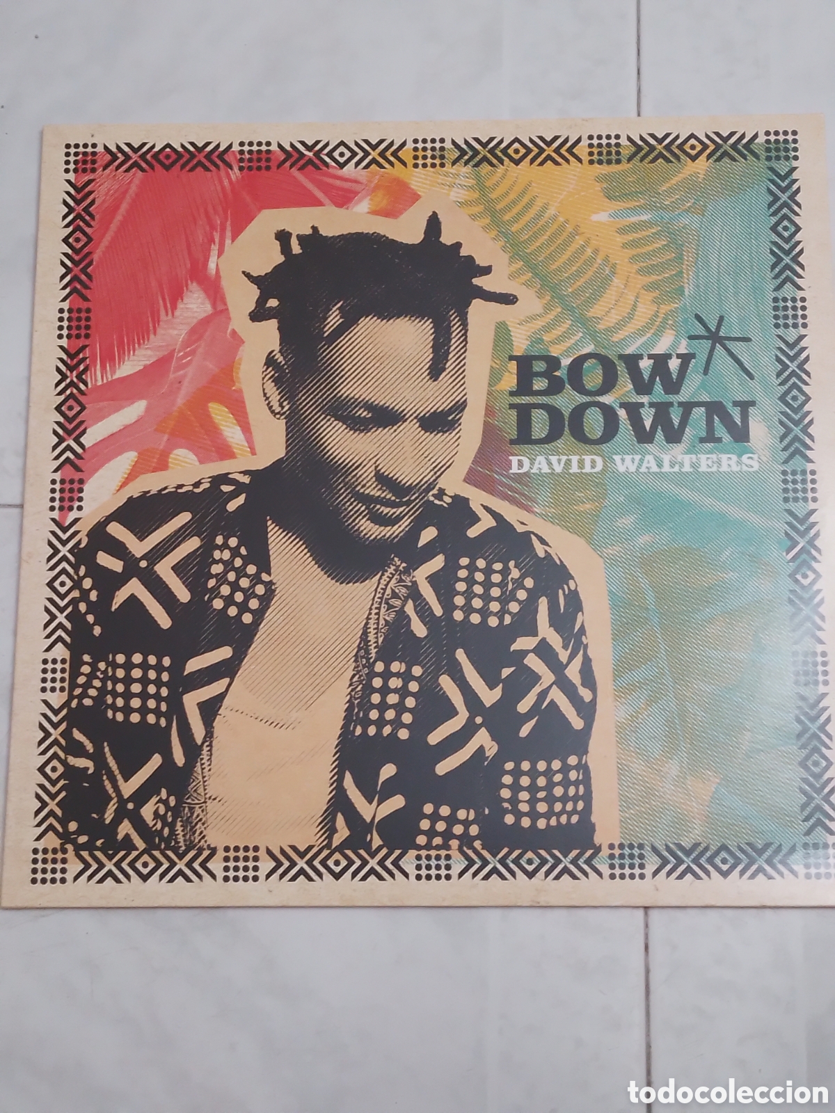Discos de vinilo: 2022, Francia. David Walters. Bow Down. Disco EX. Car&aacute;tula EX - Foto 1
