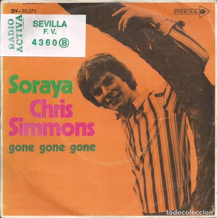 Discos de vinilo: CHRIS SIMMONS &middot;&middot;&middot; Soraya / Gone Gone Gone - (Single) - Foto 1