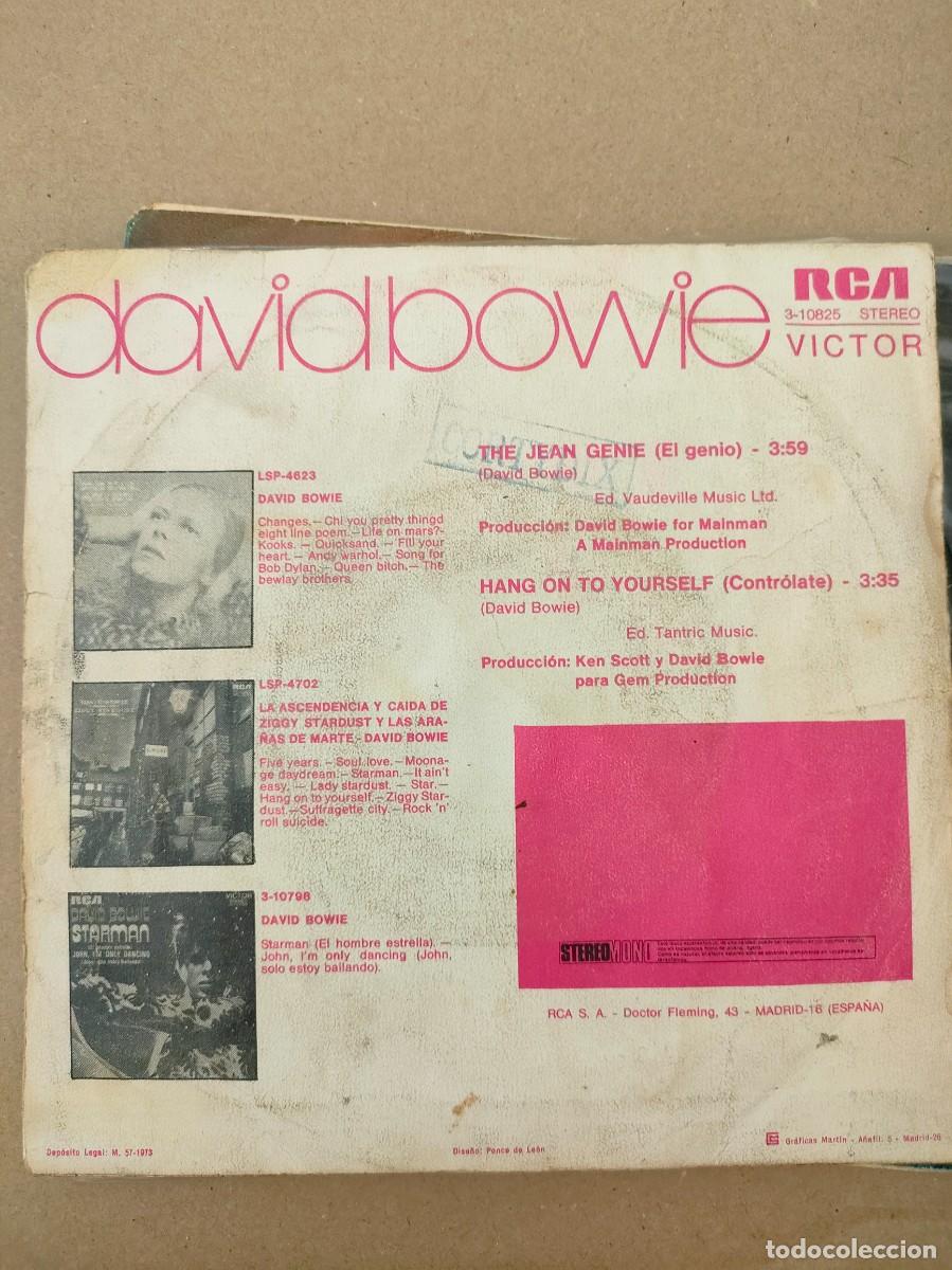 Discos de vinilo: DAVID BOWIE. THE JEAN GENIE - Foto 2