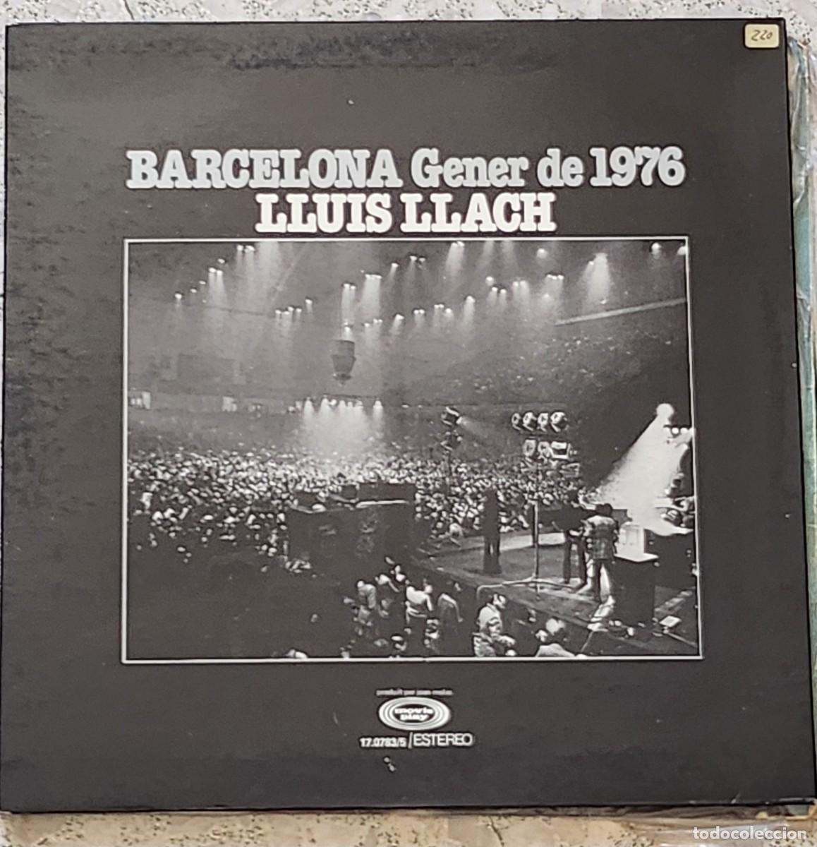 Discos de vinilo: LLUIS LLACH BARCELONA GENER DE 1976 - Foto 1