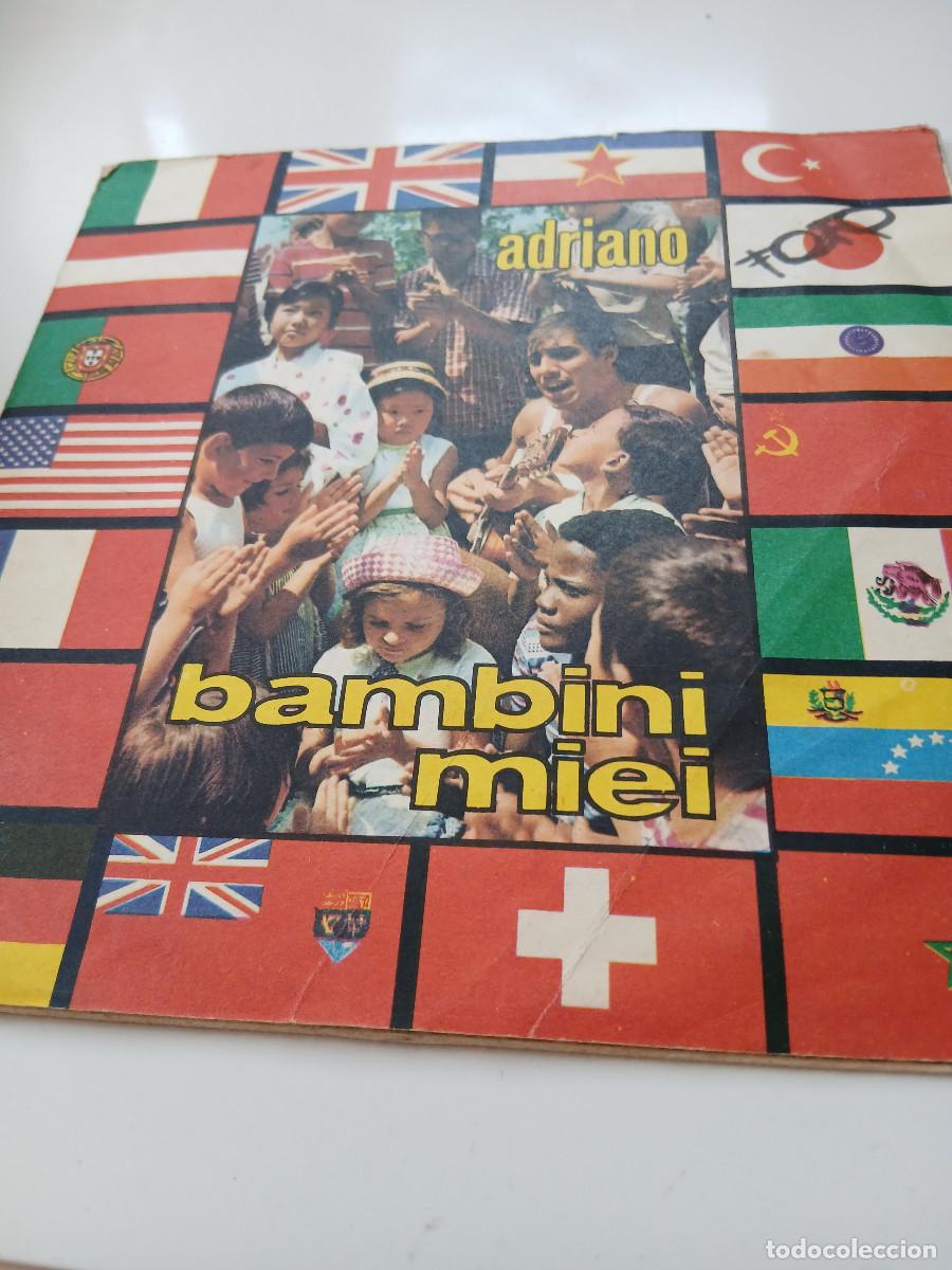 Discos de vinilo: Adriano Celentano. Bambini miei - Langelo custode - Foto 1