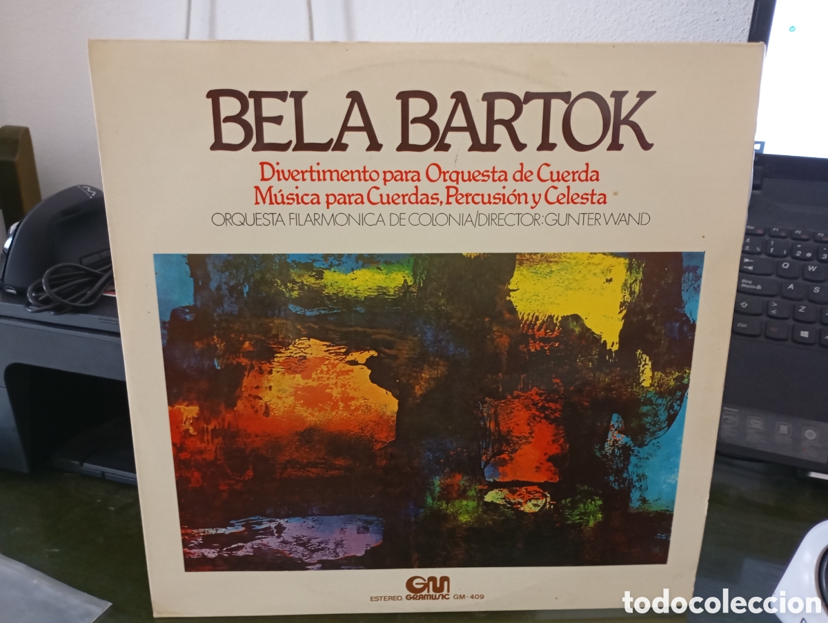 Dischi in vinile: BELA BARTOK - DIVERTIMENTO PARA ORQUESTA DE CUERDA - GRAMUSIC, LP