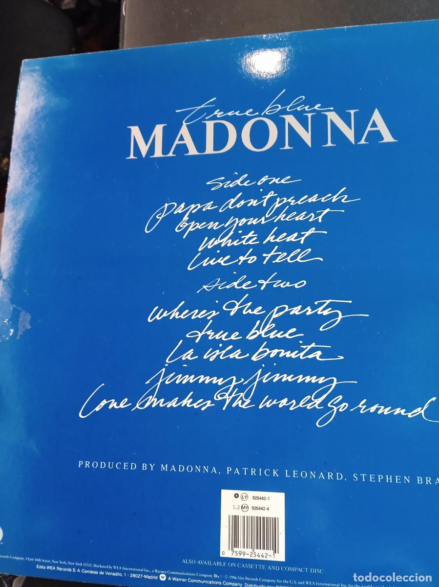 Discos de vinilo: MADONNA- TRUE BLUE. LP - Foto 2