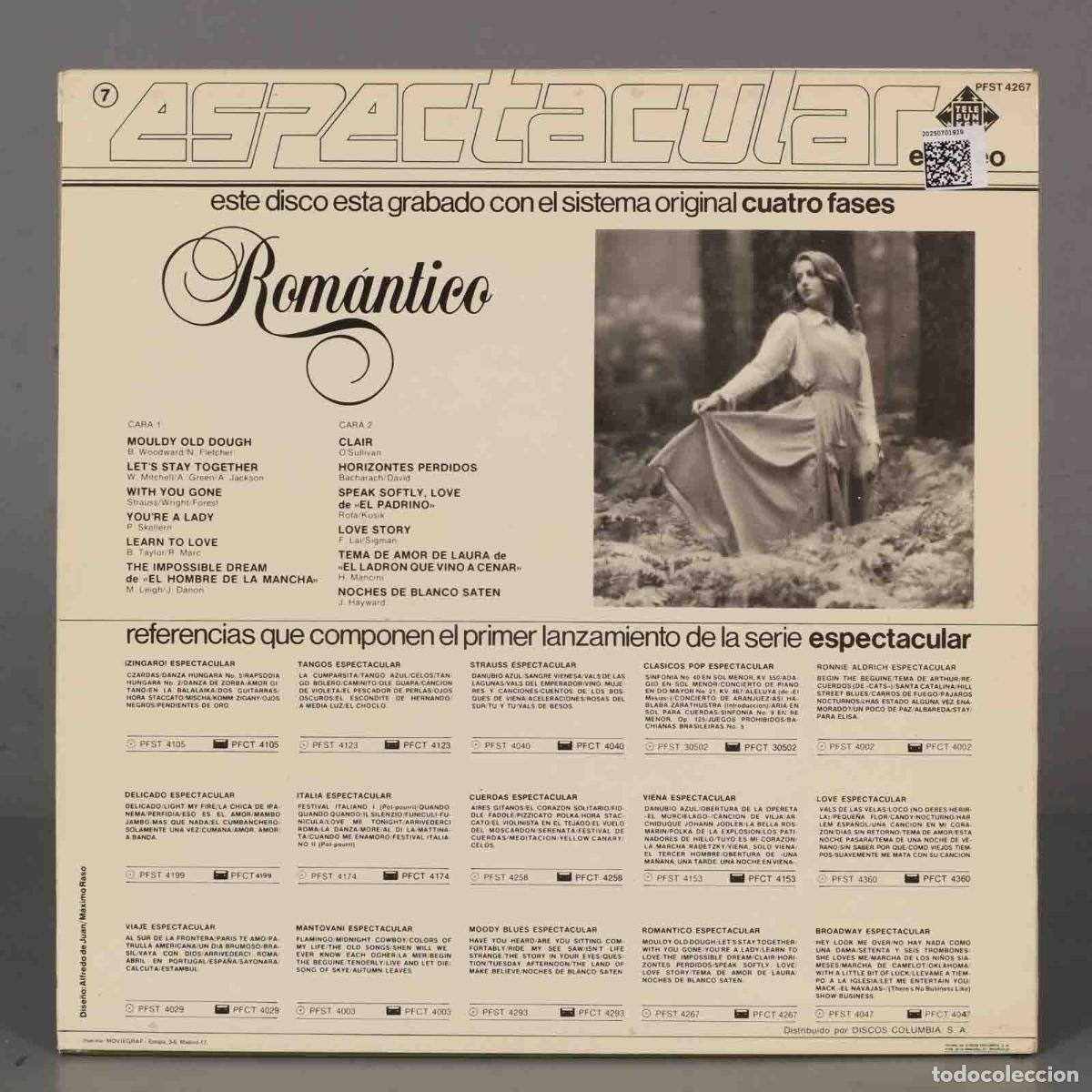 Discos de vinilo: LP. Werner M&uuml;ller Y Su Orquesta &ndash; Rom&aacute;ntico - Foto 2