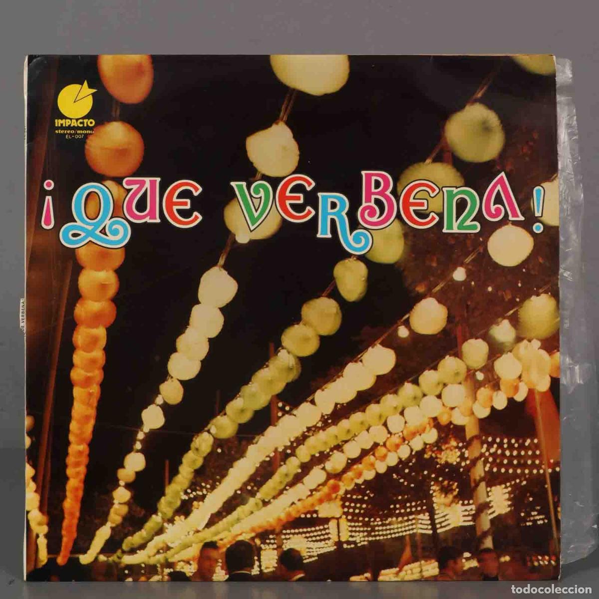Vinyl records: LP. iQUE VERBENA!. IMPACTO