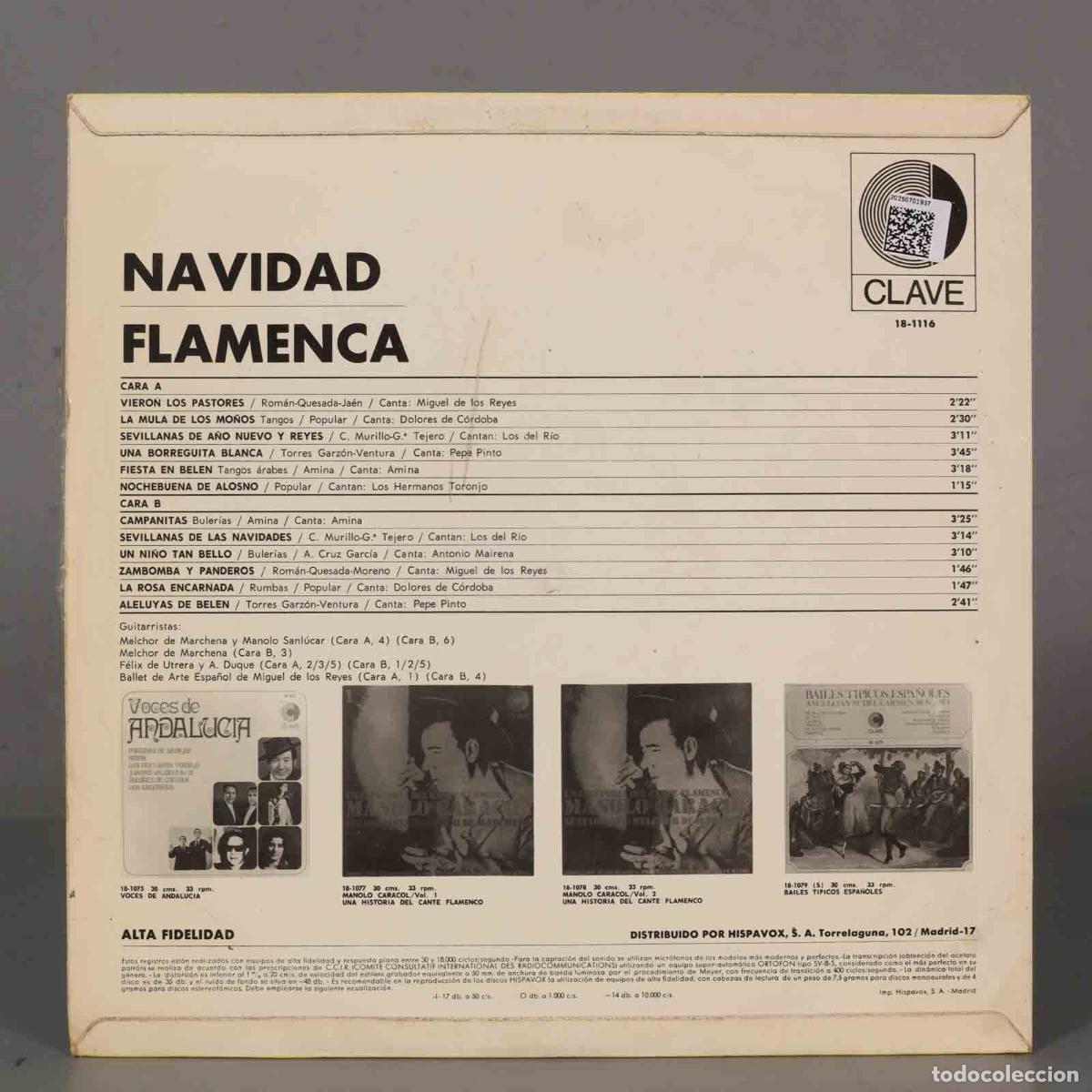 Discos de vinilo: LP. Various &ndash; Navidad Flamenca - Foto 2