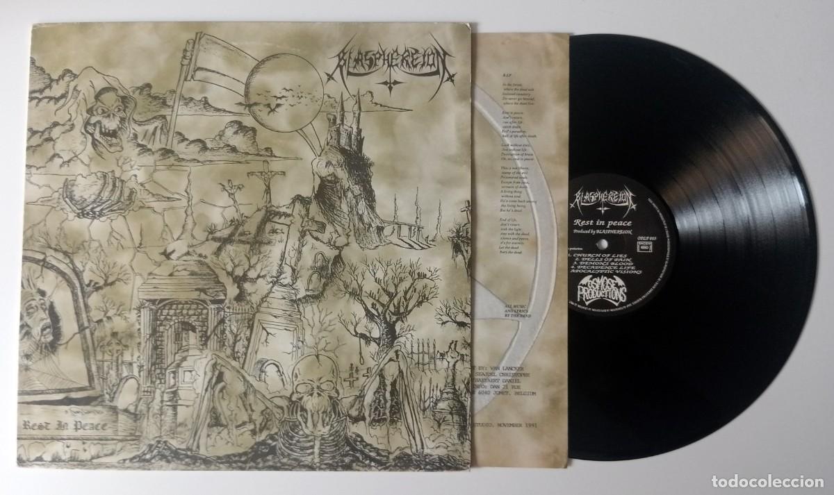 Discos de vinilo: LP BLASPHEREION - REST IN PEACE - Foto 3