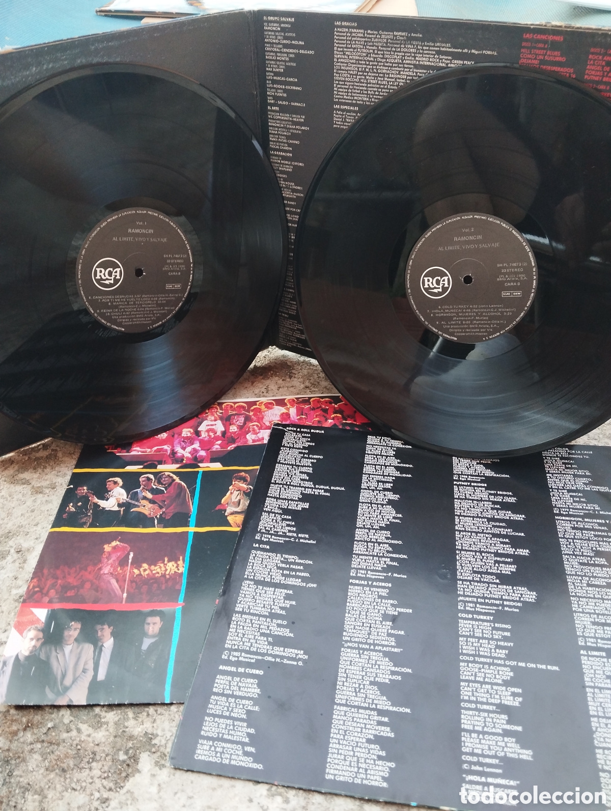 Discos de vinilo: RAMONCIN, AL L&Iacute;MITE, VIVO Y SALVAJE - Foto 2