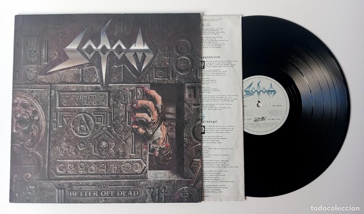 Discos de vinilo: LP SODOM - BETTER OFF DEAD - Foto 3