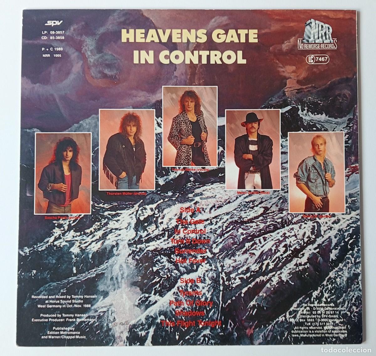Discos de vinilo: LP HEAVENS GATE - IN CONTROL - Foto 2
