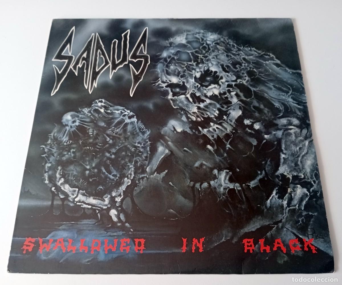 Discos de vinilo: LP SADUS - SWALLOWED IN BLACK - Foto 1