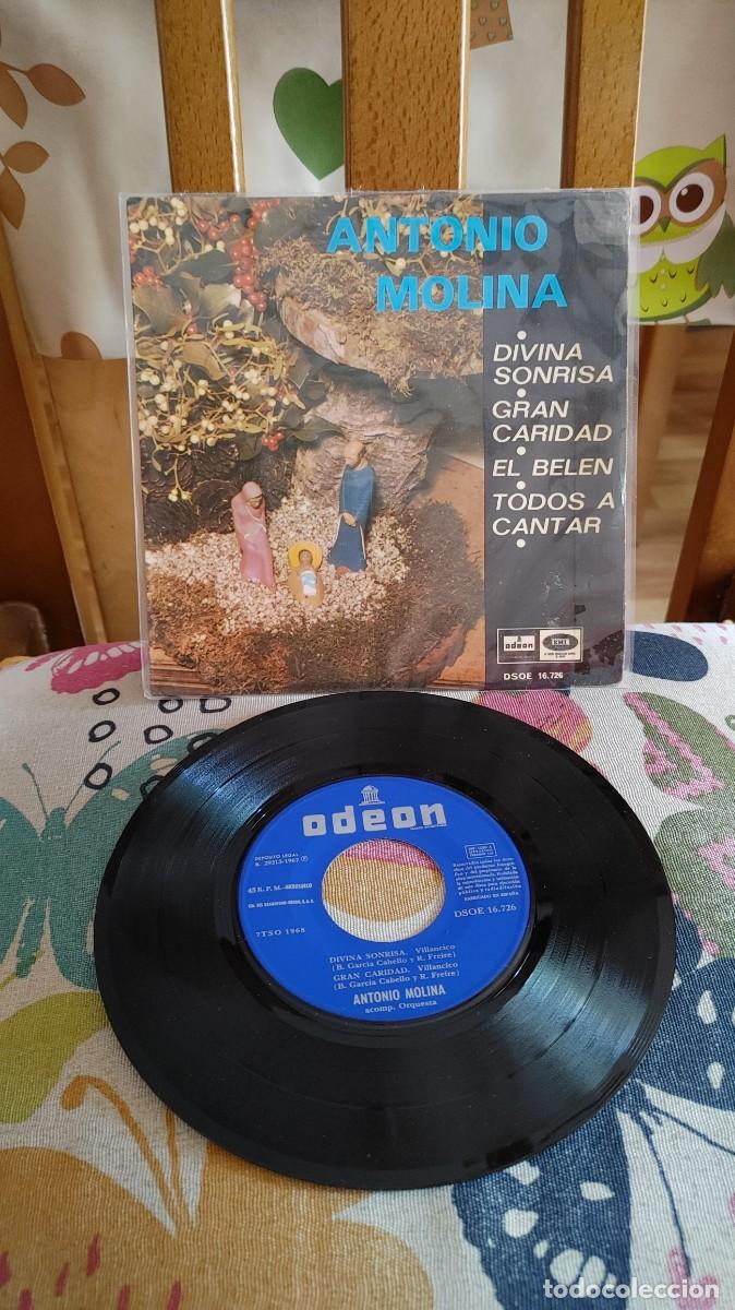 Discos de vinilo: ANTONIO MOLINA-EP DIVINA SONRISA +3 - Foto 1