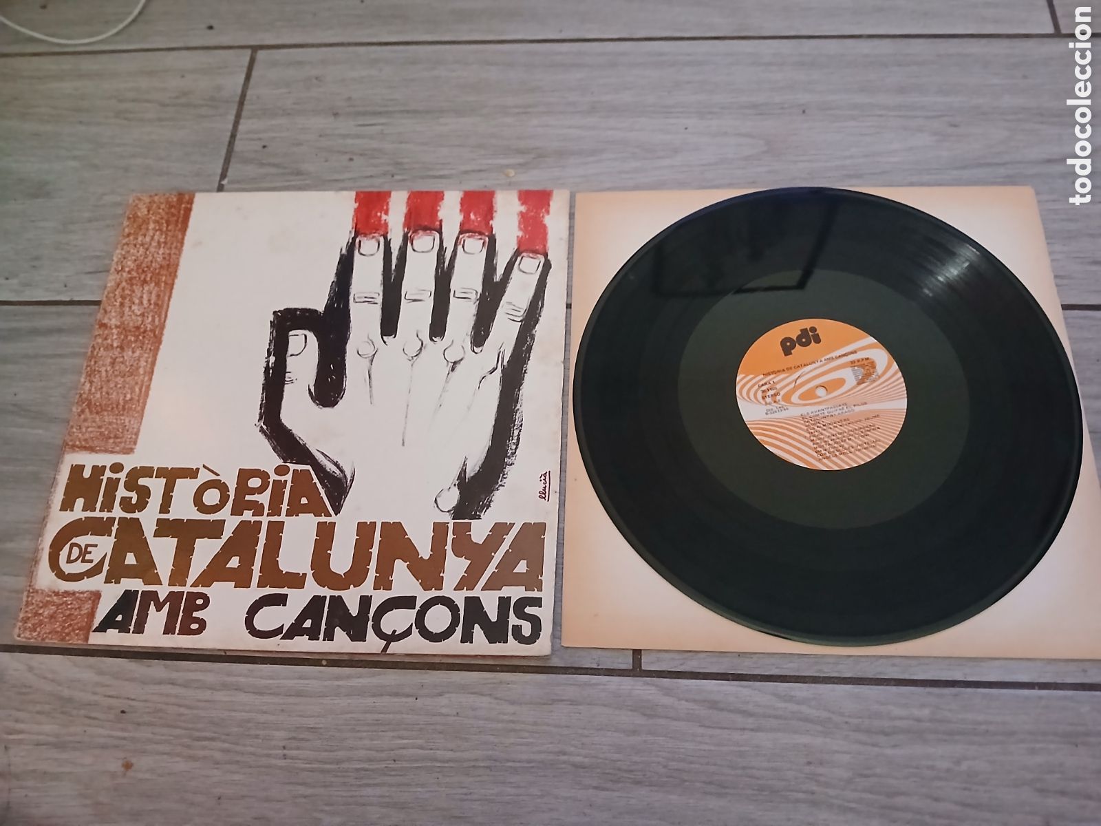 Disques de vinyle: HISTORIA DE CATALUNYA AMB CAN&Ccedil;ONS - SPAIN - PDI - INCLUYE LIBRITO CON ILUSTRACIONES - LC -