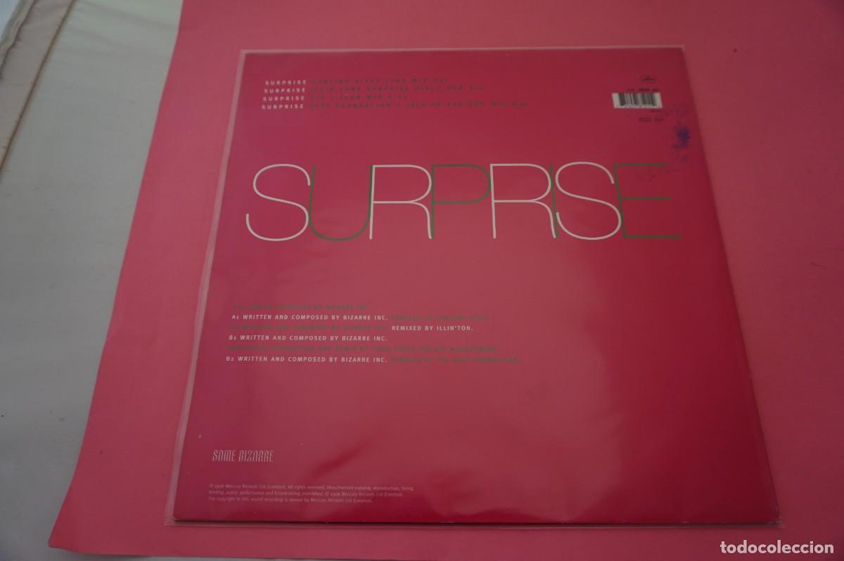 Discos de vinilo: MAXI SINGLE - Bizarre Inc &lrm;&ndash; Surprise - DISCO EN BUEN ESTADO - Foto 3