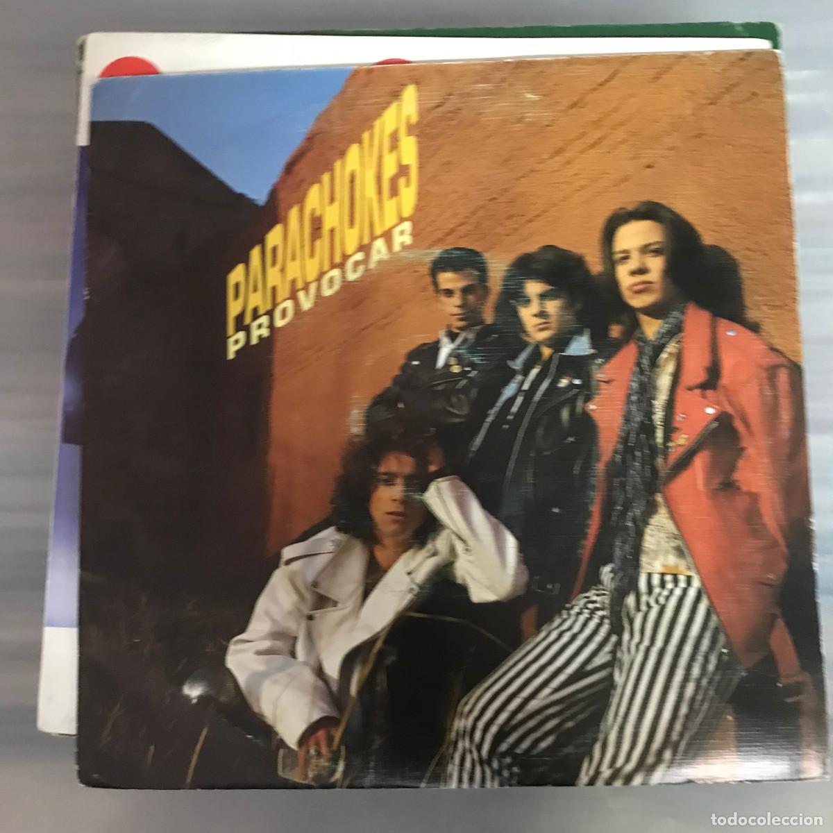 Discos de vinilo: PARACHOKES - PROVOCAR - SINGLE HISPAVOX 1992 PROMO - Foto 1