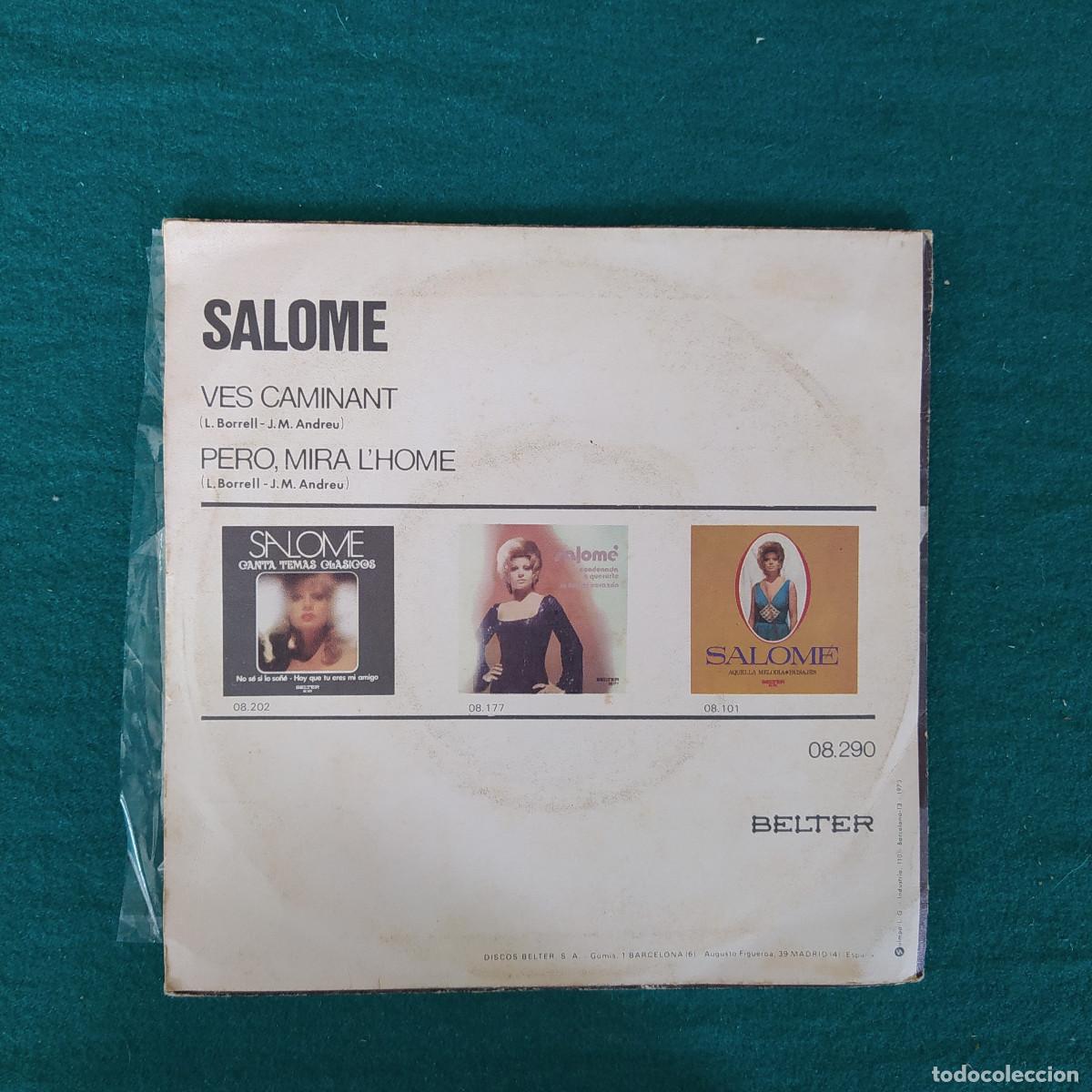 Discos de vinilo: Salom&eacute; &ndash; Ves Caminant - Foto 2