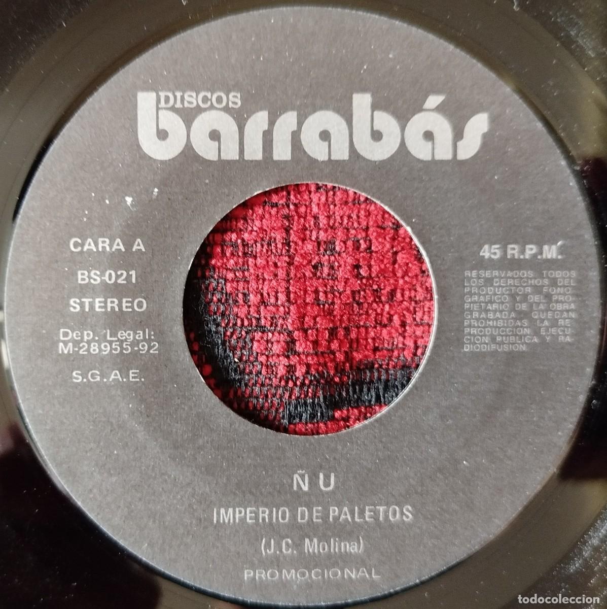 Discos de vinilo: &Ntilde;U ** Imperio De Paletos ** SINGLE VINILO 1992 - Foto 3