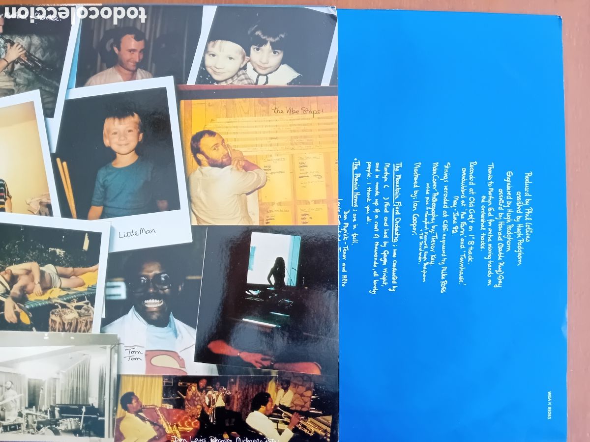 Discos de vinilo: PHILL COLLINS. HELLO I MUST BE GOING!. LP VINILO. WEA. 1982 - Foto 4