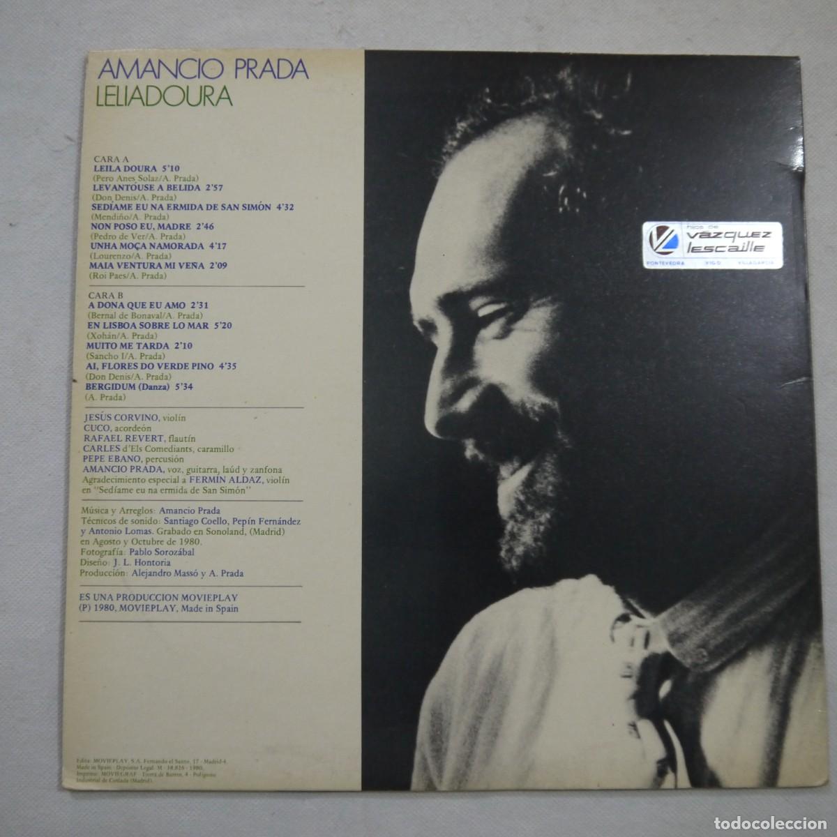Discos de vinilo: AMANCIO PRADA. LOTE DE 5 LPS - Foto 7