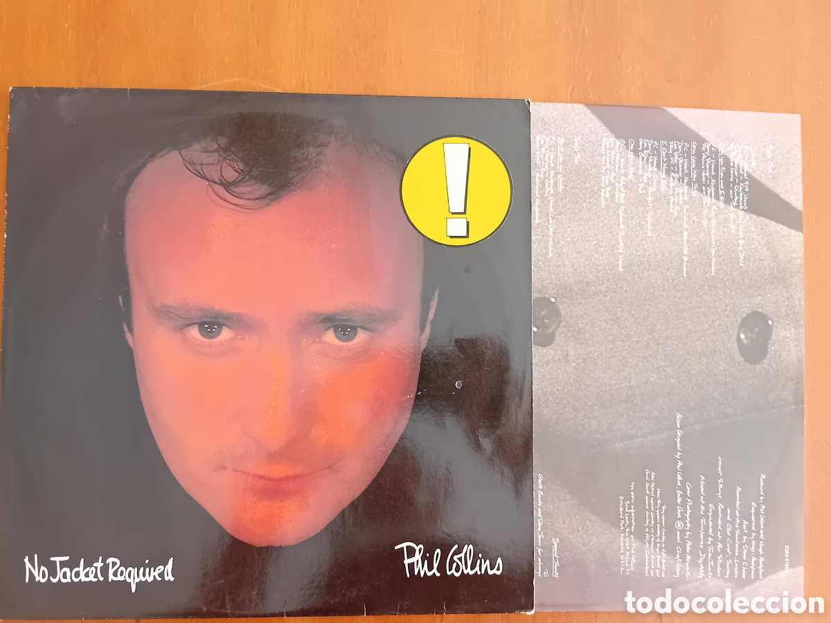 Discos de vinilo: PHILL COLLINS. NO JACKET REQUIRED. LP VINILO. WEA. 1985 - Foto 3